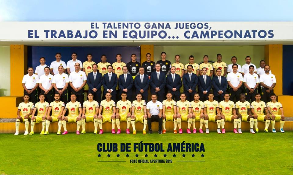 Fotografía oficial del Club América Futbol Sapiens