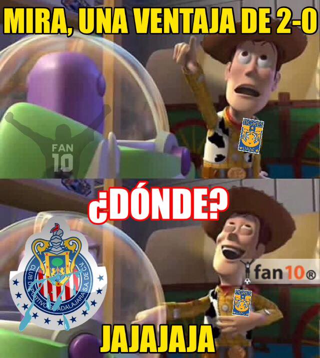 Los mejores memes de la final entre Chivas y Tigres