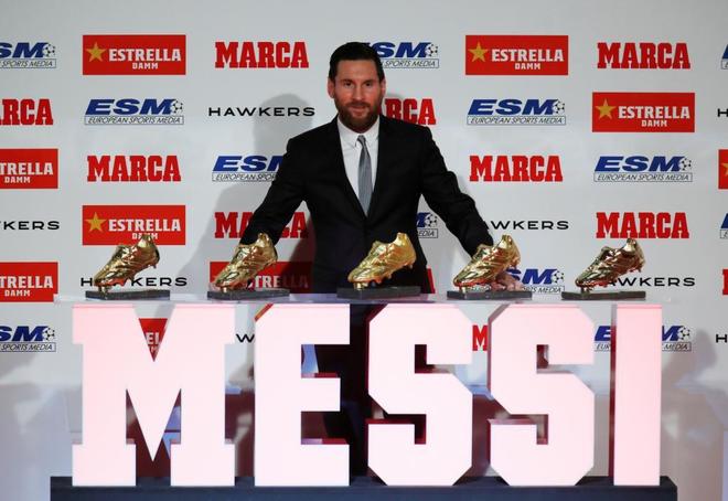 Botas de discount oro de messi