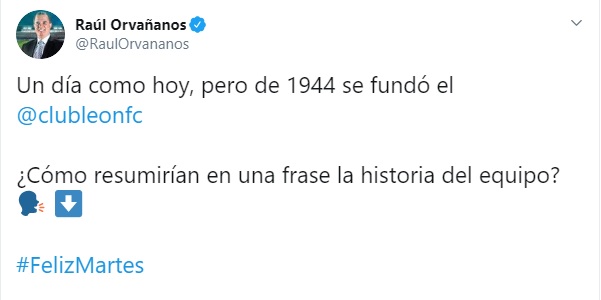 Raúl Orvañanos fue trolleado por felicitar a la Fieraaaaa - Futbol Sapiens