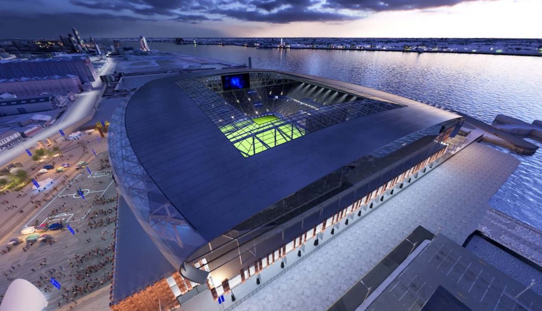 Así será el nuevo y visionario estadio del Everton Futbol Sapiens