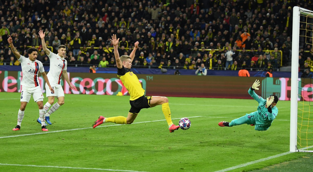 El Dortmund y Haaland derrotaron al PSG en los Octavos