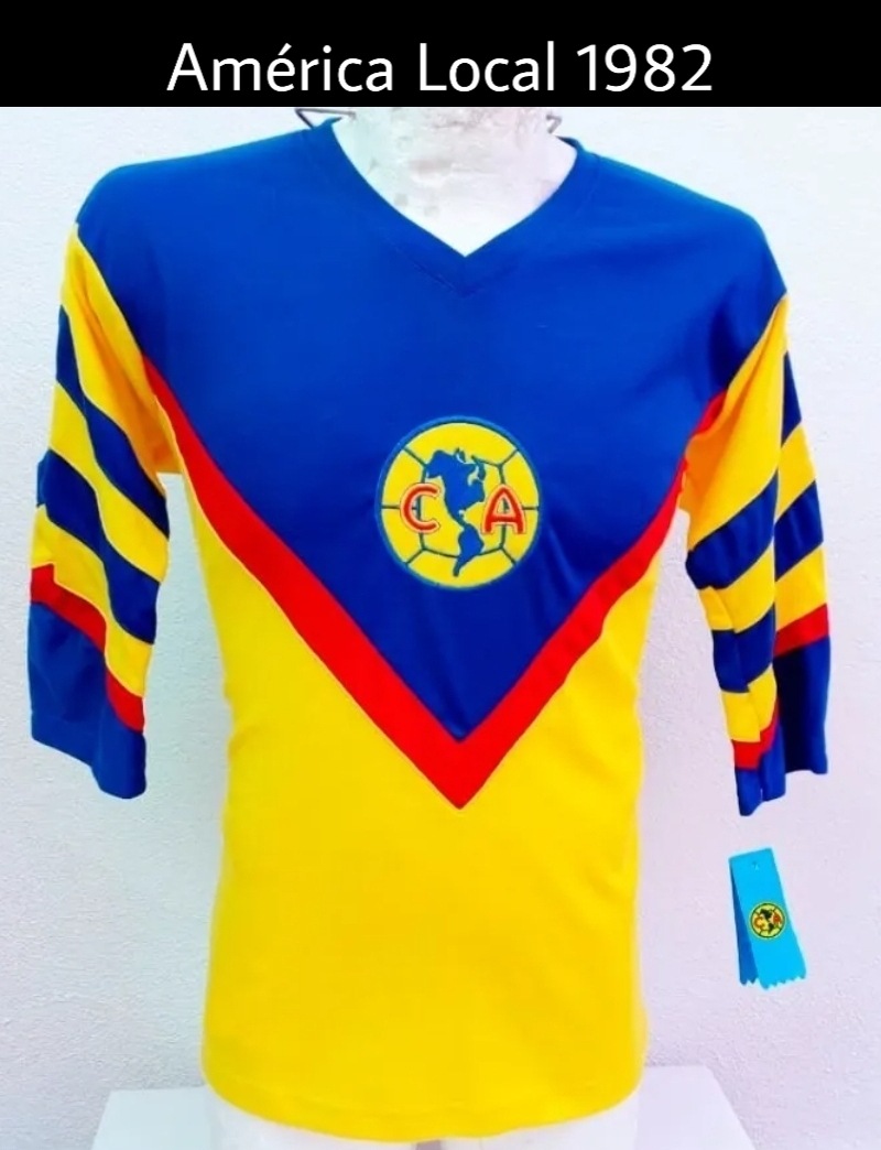 GALERÍA | Todas las camisetas picudas en la historia del Club América